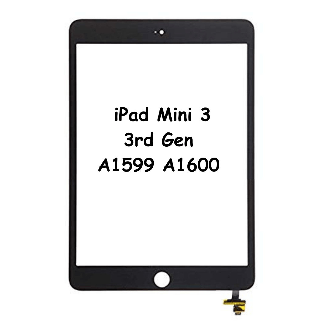 Touch Screen Digitizer Glass For IPad Mini 3 3rd Gen A1599 A1600 A1601, (Black) - Best Cell Phone Parts Distributor in Canada, Parts Source Touch Screen Digitizer Glass For IPad Mini 3 3rd Gen A1599 A1600 A1601, (Black) - Best Cell Phone Parts Distributor in Canada, Parts Source
